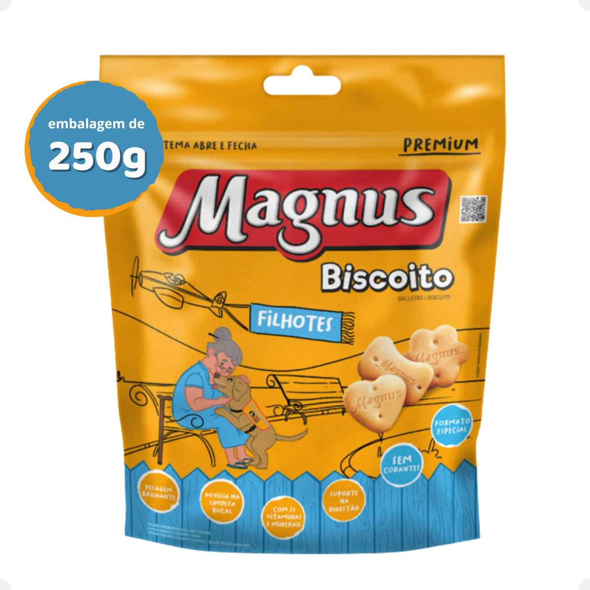 Magnus Biscoito para Filhotes 250g