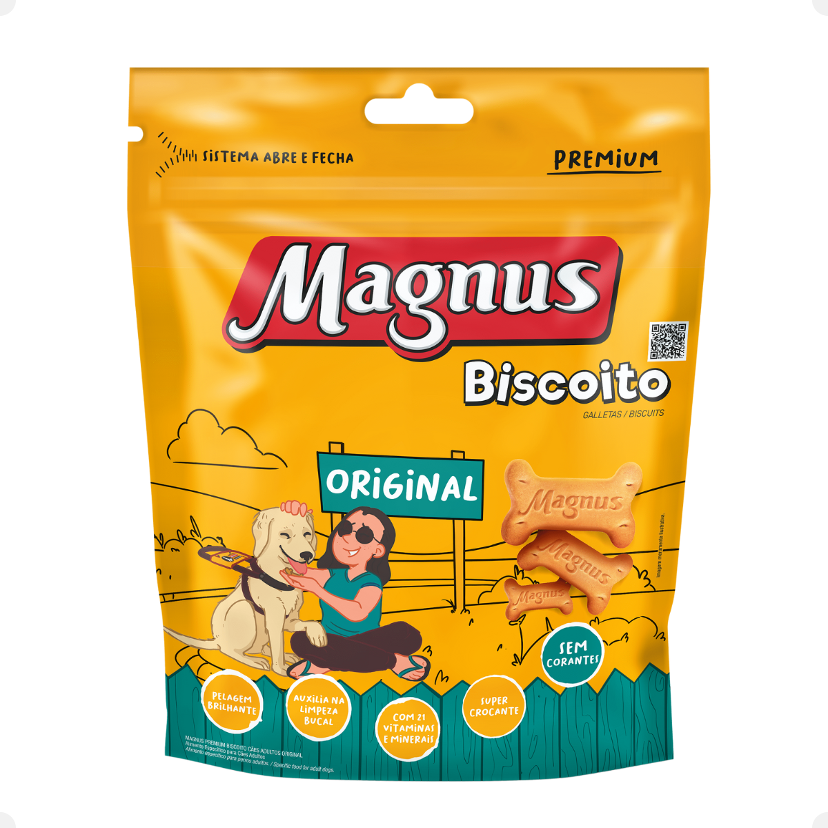 Magnus Biscoito Original para Cães - 1kg