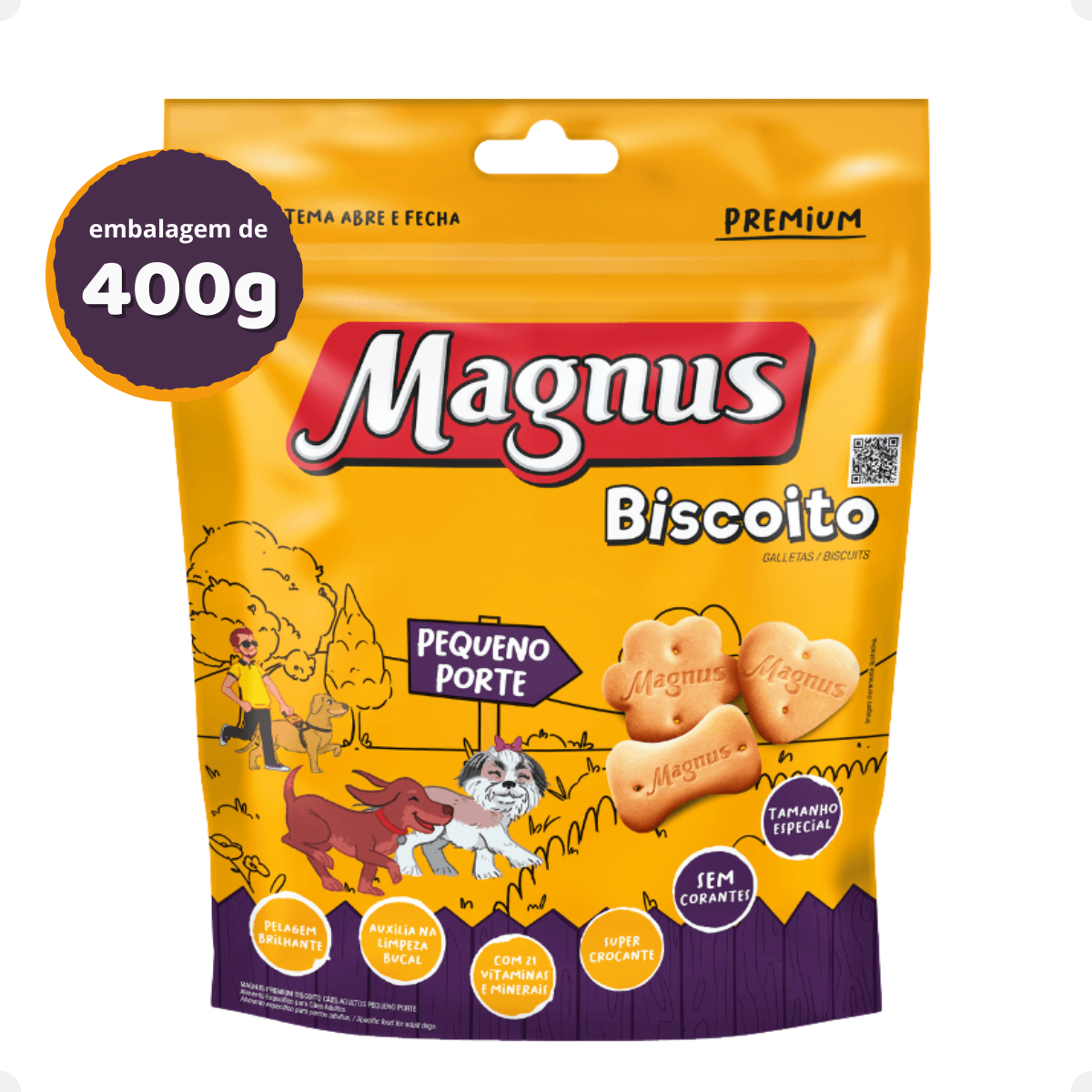 Magnus Biscoito Pequeno Porte - 400g