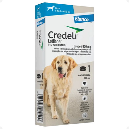 Credeli 900mg – 22kg a 45kg (1 comprimido)