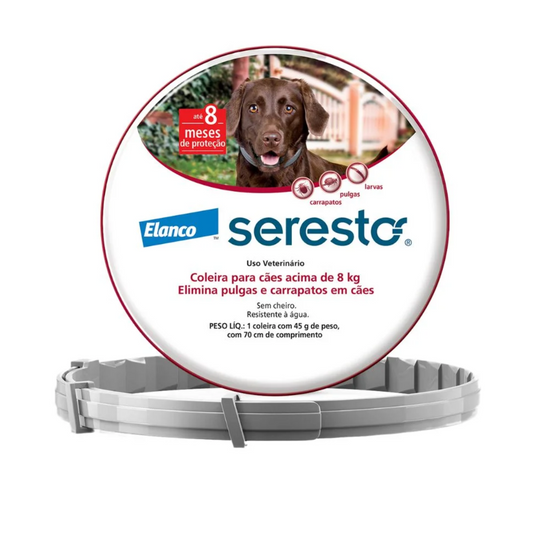 Seresto Coleira Antipulgas e Carrapatos - Tamanho G