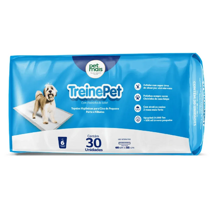 PETMAIS Tapete Higiênico TreinePet 60x55cm - 30 unidades