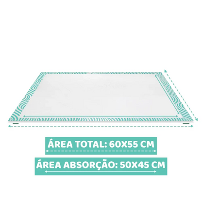 PETMAIS Tapete Higiênico TreinePet 60x55cm - 30 unidades