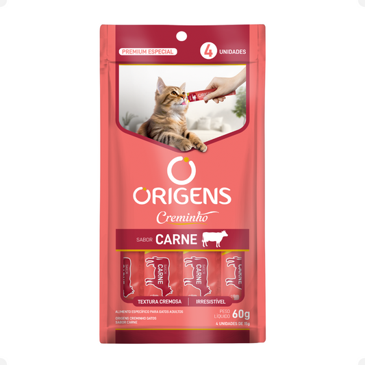 Origens Creminho para Gatos Sabor Carne – 15g