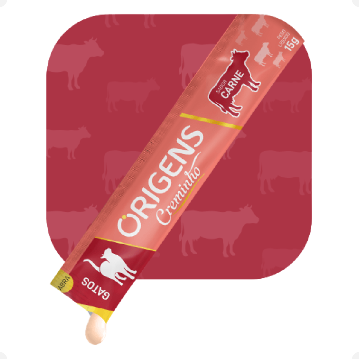 Origens Creminho para Gatos Sabor Carne – 15g