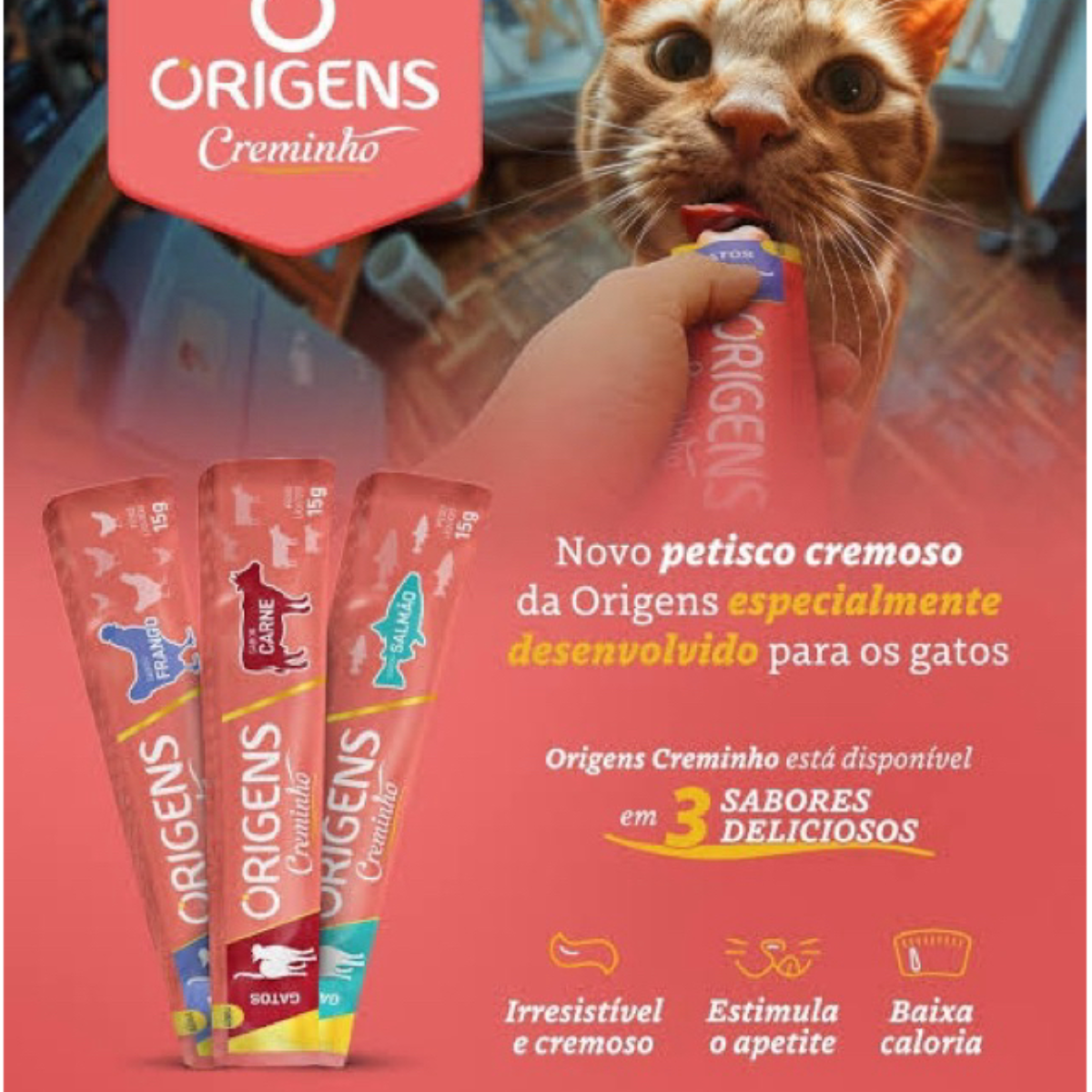 Origens Creminho para Gatos Sabor Frango – 15g