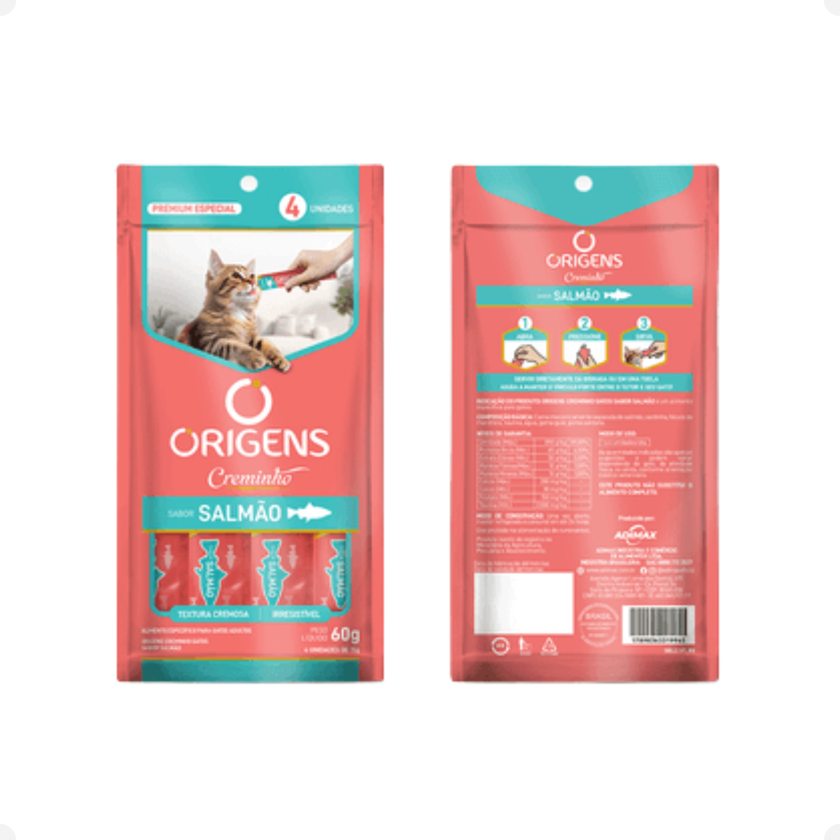 Origens Creminho para Gatos Sabor Salmão – 15g