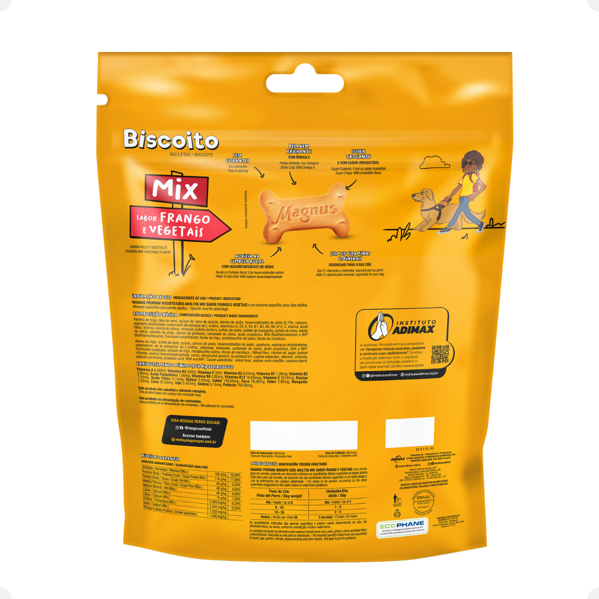 Magnus Biscoito Mix para Cães - 1kg
