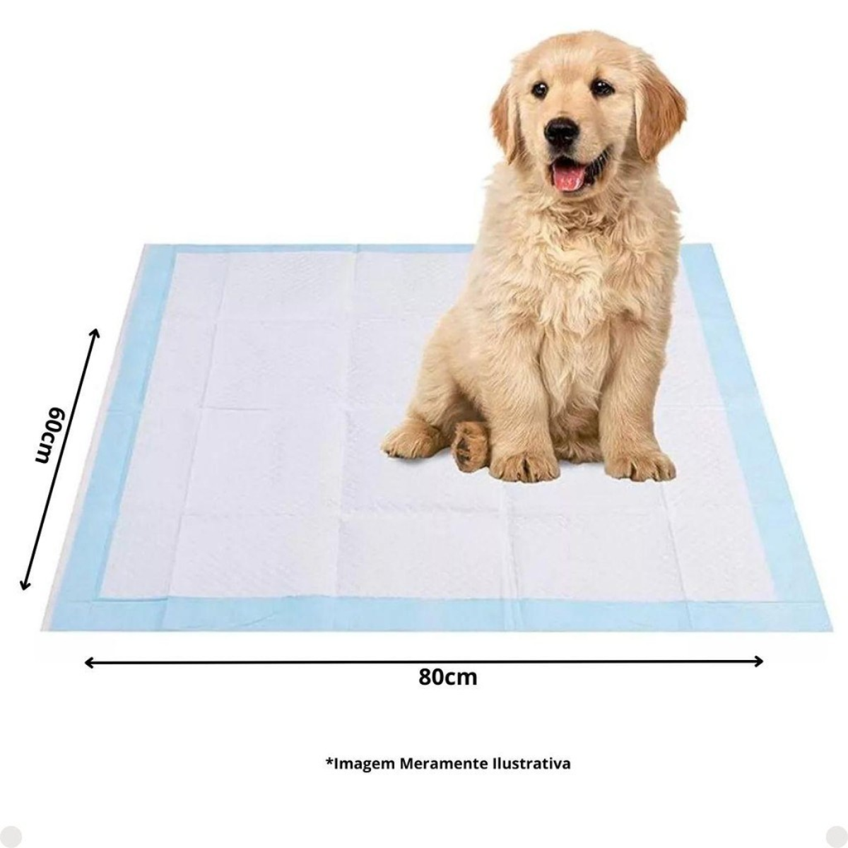 Tapete Higiênico Mr Dry 80x60cm – 30 Unidades