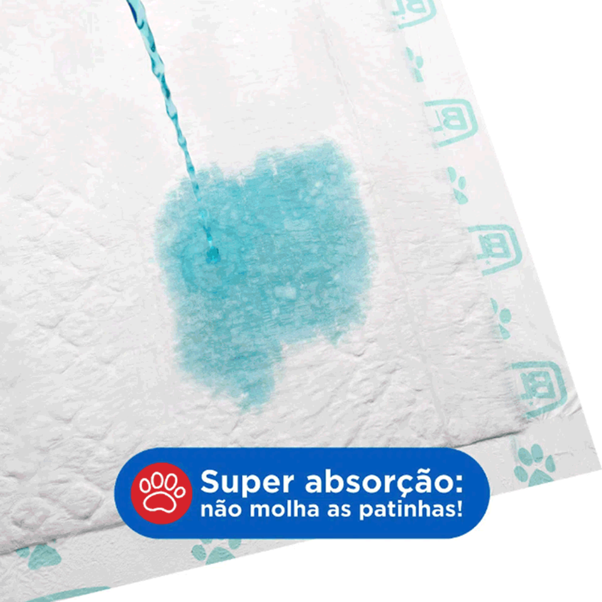 Tapete Higiênico Blue Premium 80x60cm – 30 Unidades