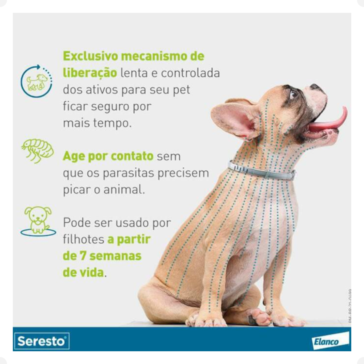 Seresto Coleira Antipulgas e Carrapatos - Tamanho G