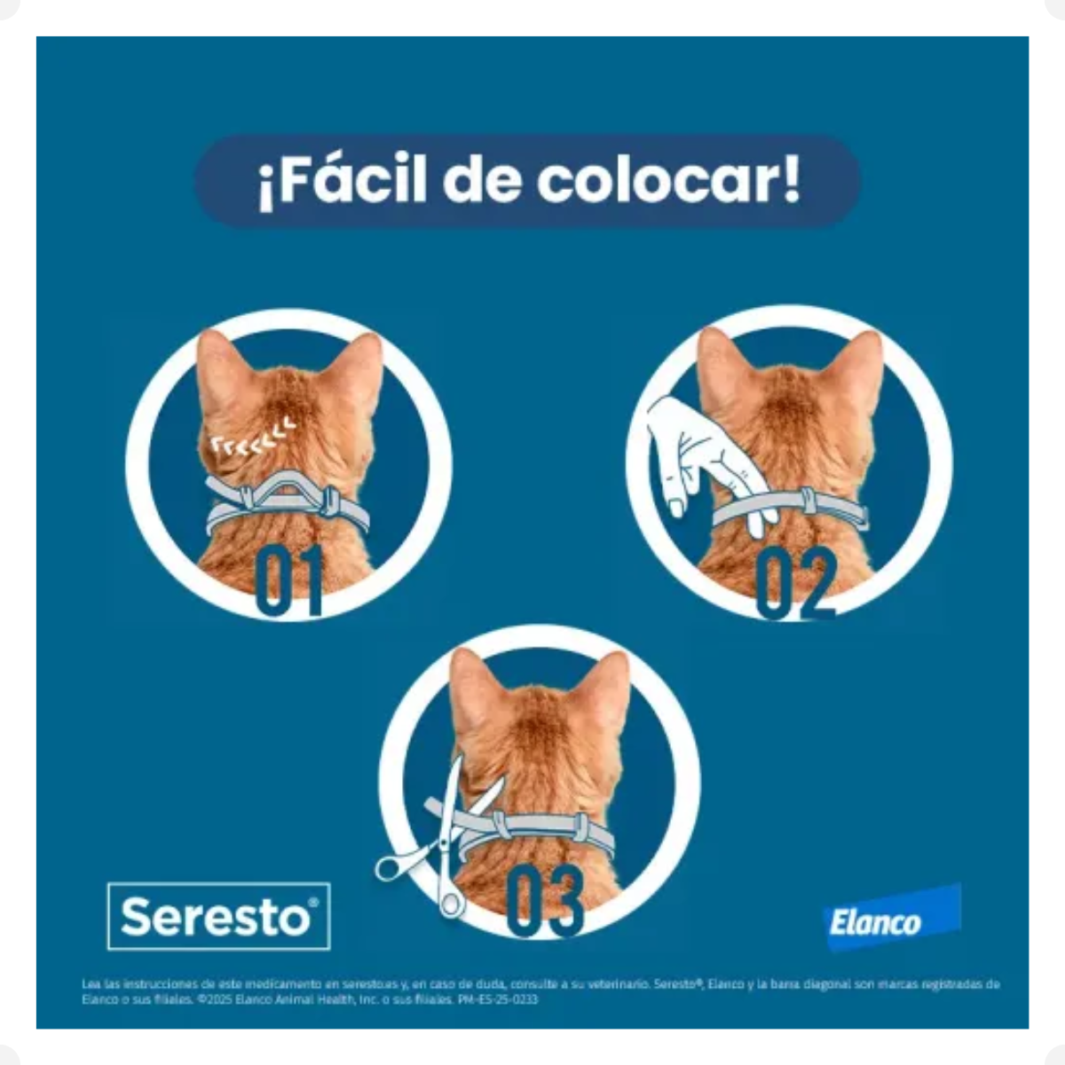 Seresto Coleira Antipulgas e Carrapatos - Tamanho G