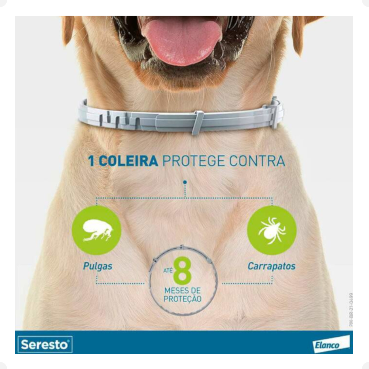 Seresto Coleira Antipulgas e Carrapatos - Tamanho G