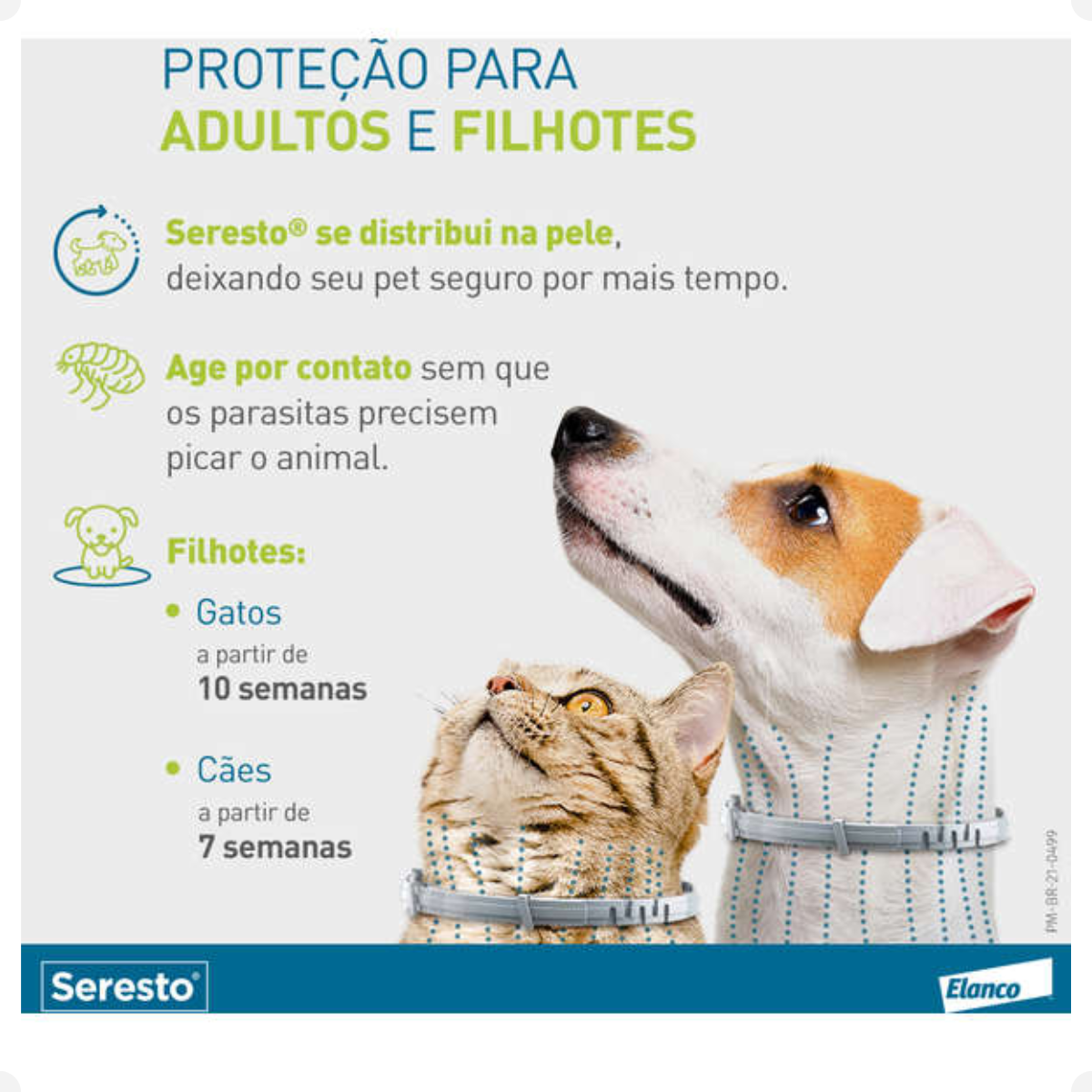 Seresto Coleira Antipulgas e Carrapatos - Tamanho G