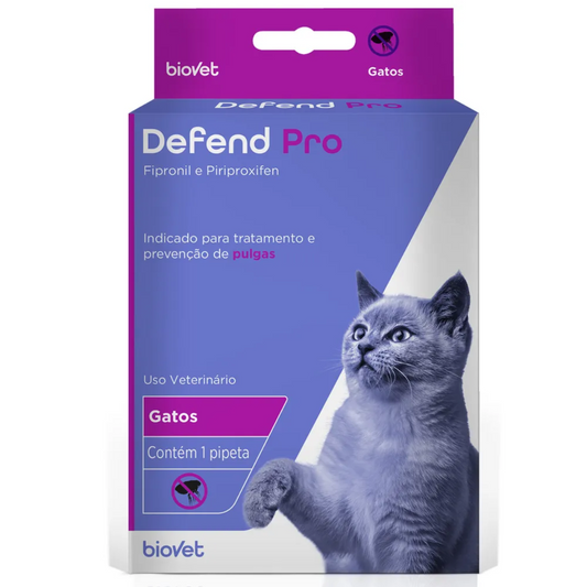 Defend Pro Gatos – Antipulgas e Carrapatos