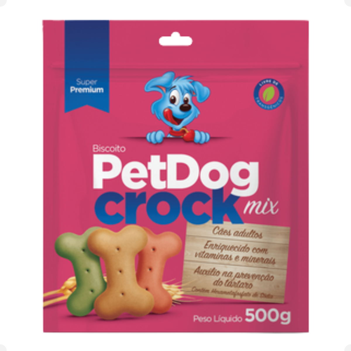 Biscoito Petdog Crock 500g